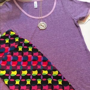 Lularoe clastic t outfit